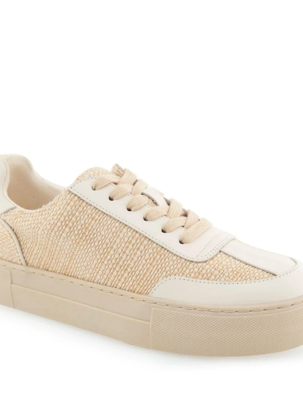 AEROSOLES women’s Beige Woven Platform Sneaker size 10